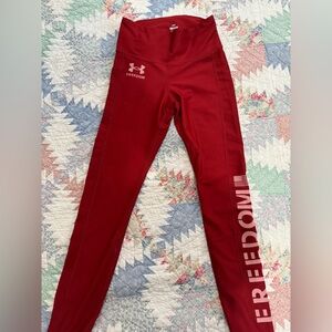 Freedom Red Leggings